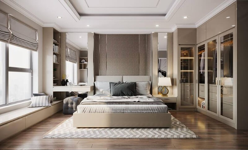 Giường ngủ gỗ công nghiệp Giường ngủ gỗ công nghiệp