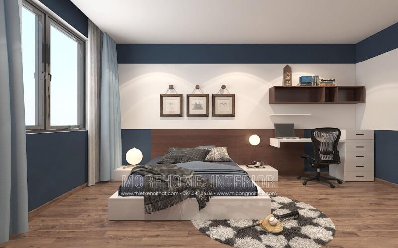 Giường ngủ gỗ công nghiệp Giường ngủ gỗ công nghiệp